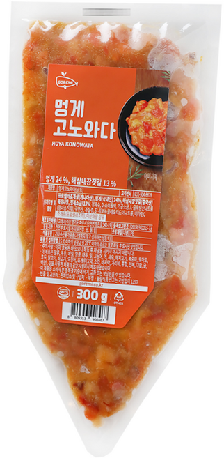 우렁각시 멍게 고노와다 300g 군함 비빔밥, 16개