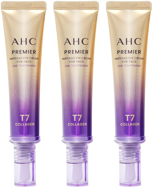 AHC 프리미어 앰플 아이크림 포 페이스 라인 타이트닝 (+1ml 샘플 1매 증정), 3개, 40ml