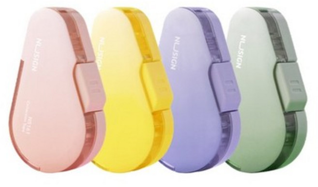 누사인 슬라이딩 수정테이프 핑크 5mmx6m NS161PK, 없음