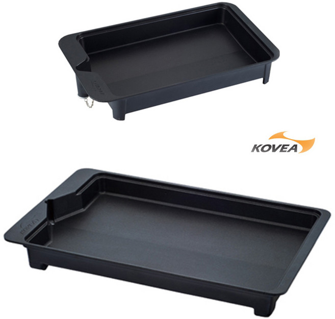 코베아 구이바다 올인원팬-M/L전용 전골팬 기름마개포함 캠핑버너, 올인원팬-L