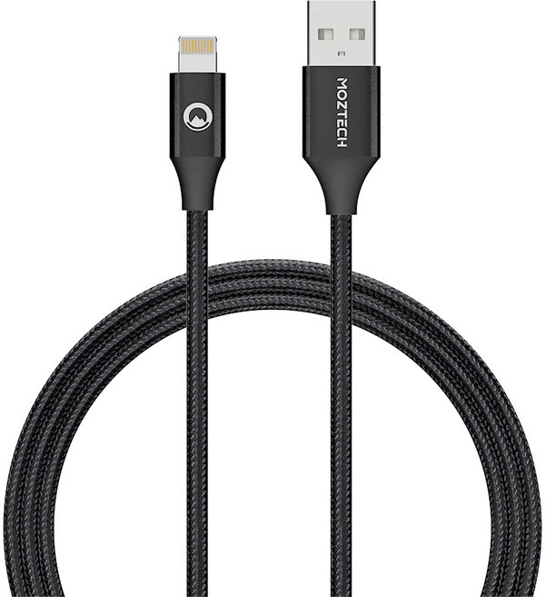 MOZTECH MFi認證充電線 iPhone充電線 Type-C to Lightning PD快充線 1.2M, 1個, USB to Lightning