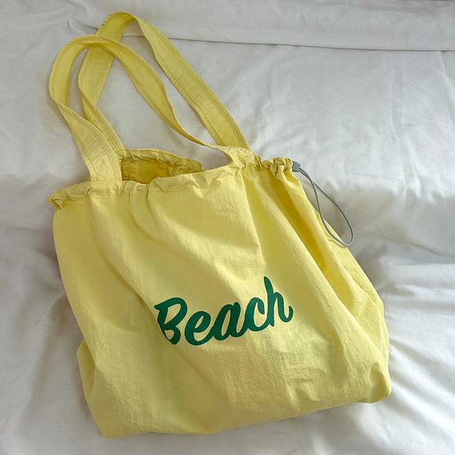 굿도우 여성 경량 나이론 에코백 숄더백