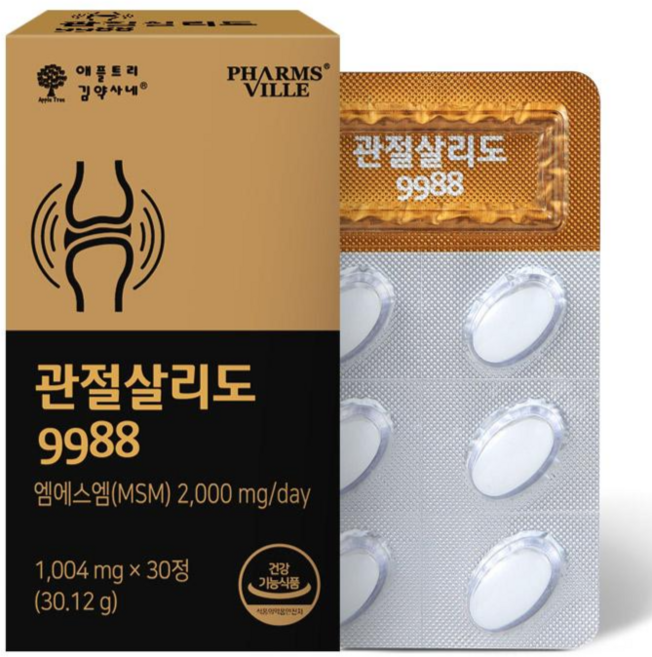 애플트리김약사네 관절살리도 9988 옵티 MSM, 30정, 1개
