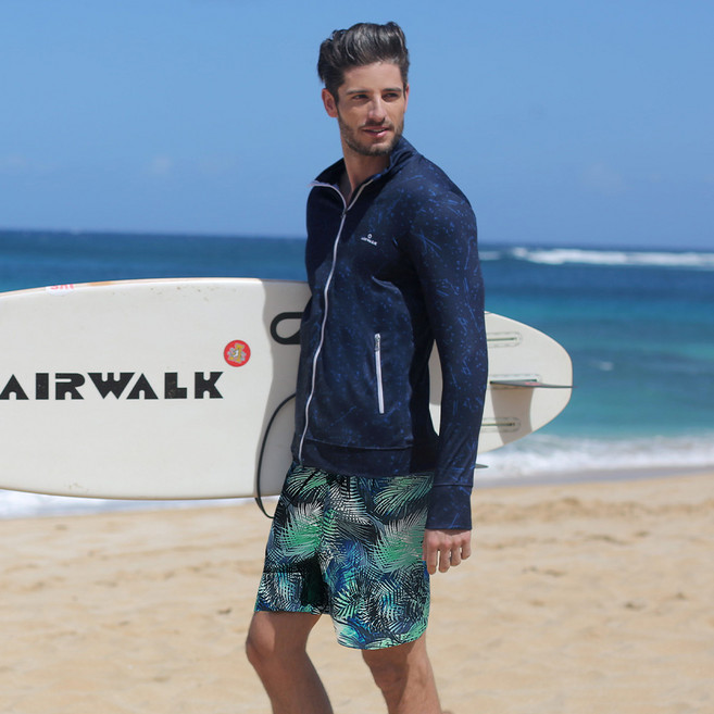 에어워크서프 남성래쉬가드세트(집업+보드숏)YAWe5033+YAWe0902