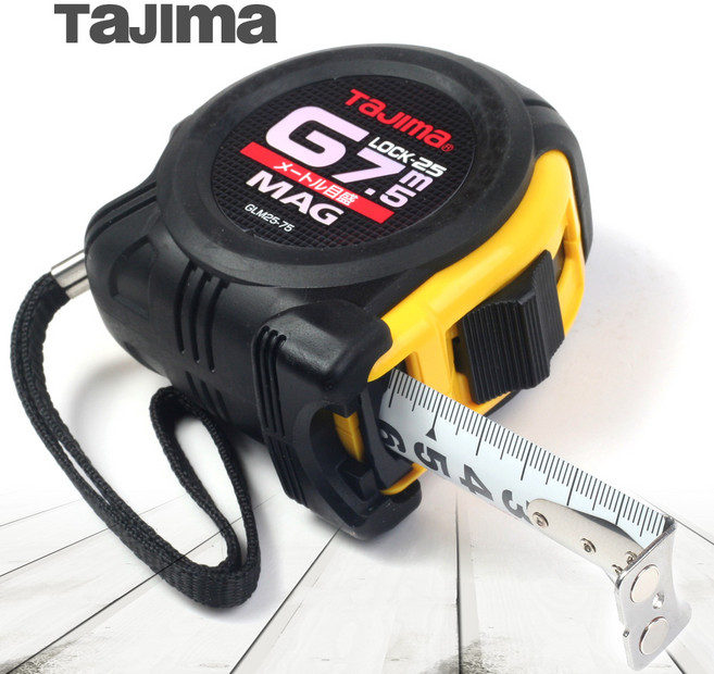 타지마 GLM25-75 자석줄자 G록줄자 안전줄자, 7.5M*25mm, 1개
