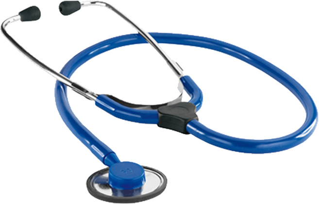 KAWE 가베 간호사용 청진기(단면/파랑) 43621, 1개
