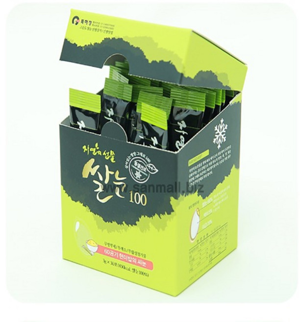 쌀눈스틱30포 산마을 동결건조쌀눈, 1개, 90g