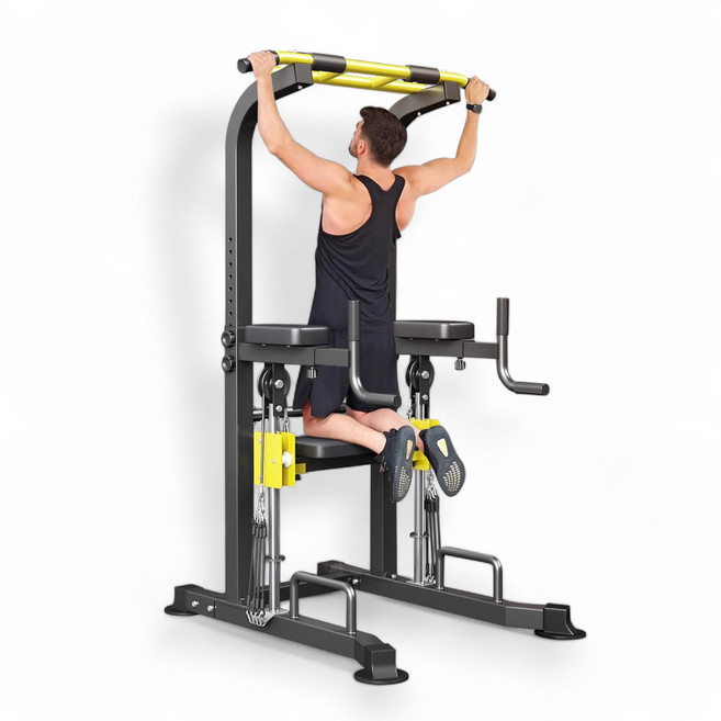 NTONE 引體向上器 自帶輔助動力多段調節, MK-880引體向上器, Black