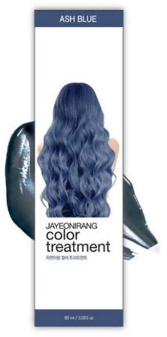 자연이랑 컬러 트리트먼트 _애쉬 블루, 애쉬 블루, 2개
