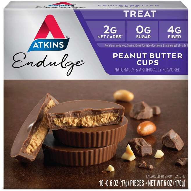 ATKINS 花生醬杯子蛋糕造型巧克力, 1盒, 170g