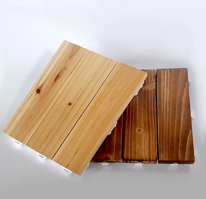 미앤미 편백 원목 조립식 마루 원목 25cm x 20.5cm 조립마루, 1개