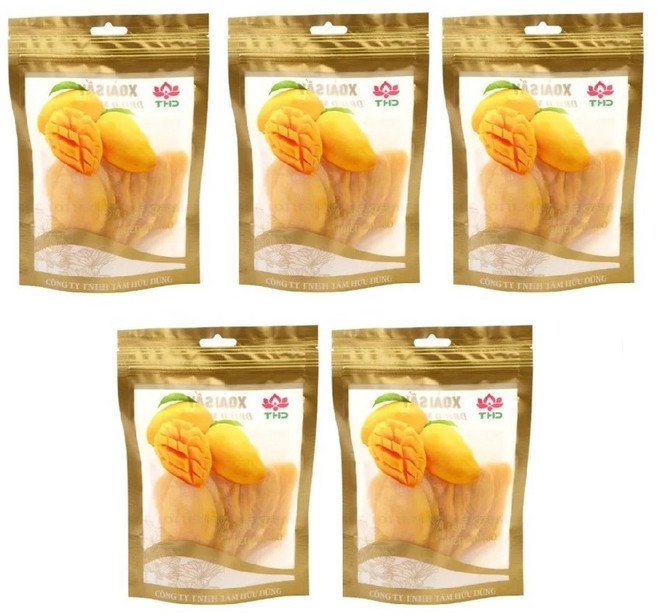 베트남 THD 반건조 건망고 말린망고, 5개, 100g