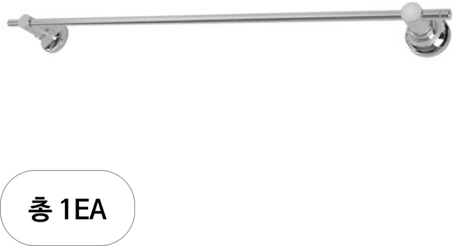 미리내 스테인레스 수건걸이 800, 1세트