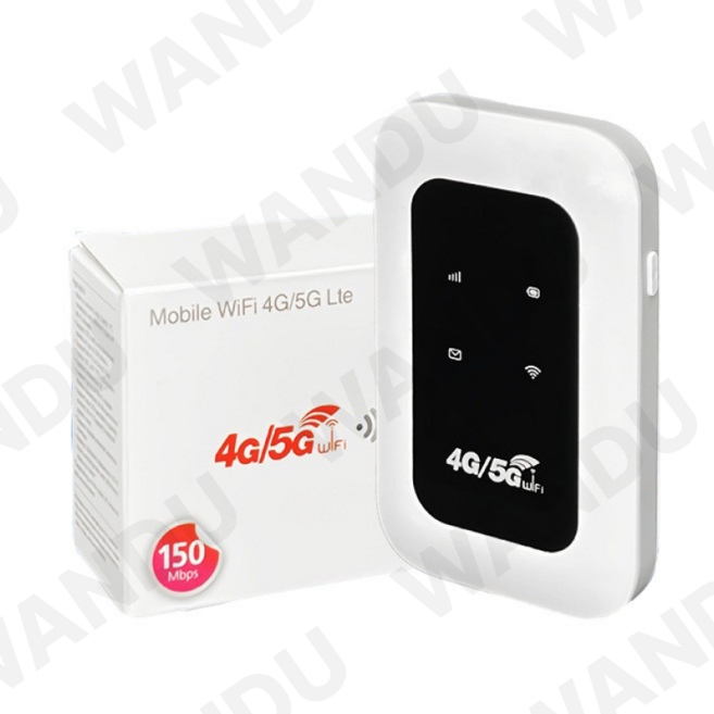 휴대용 4G 와이파이 핫스팟 300Mbps 플러그 플레이 10대 기기 지원 SIM 카드 슬롯 비즈니스 모터홈 여행용 모바일, WHITE