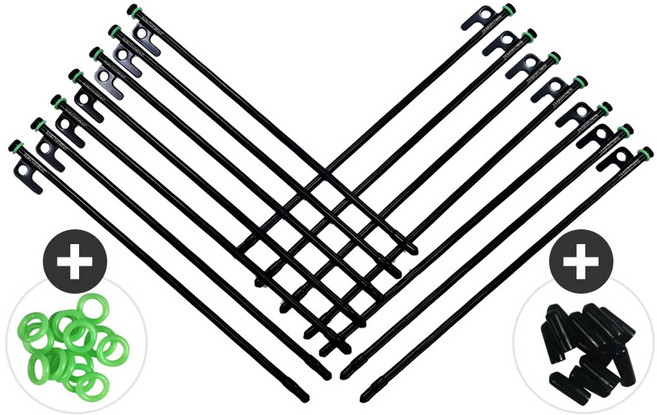 자미로운 캠핑생활 고강도 캠핑 단조팩 텐트팩, 14개