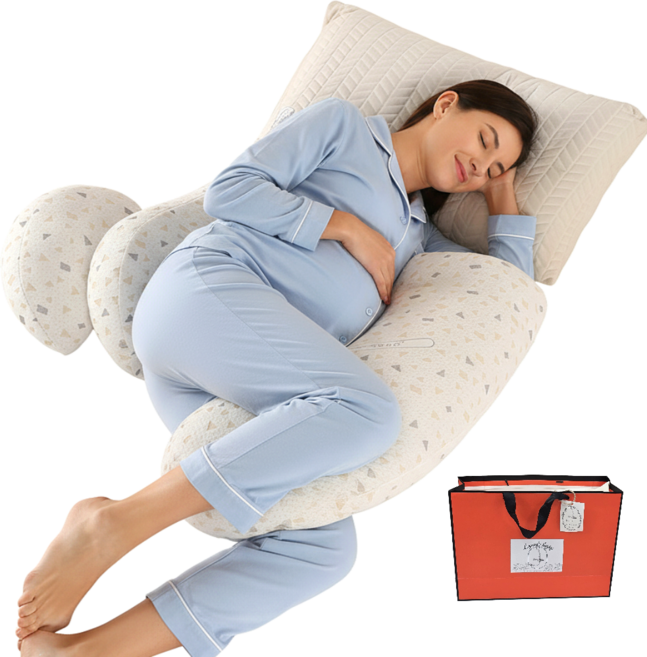 리온드 프리미엄 쿨맥스원단 바디필로우 임신 축하 선물 풀세트