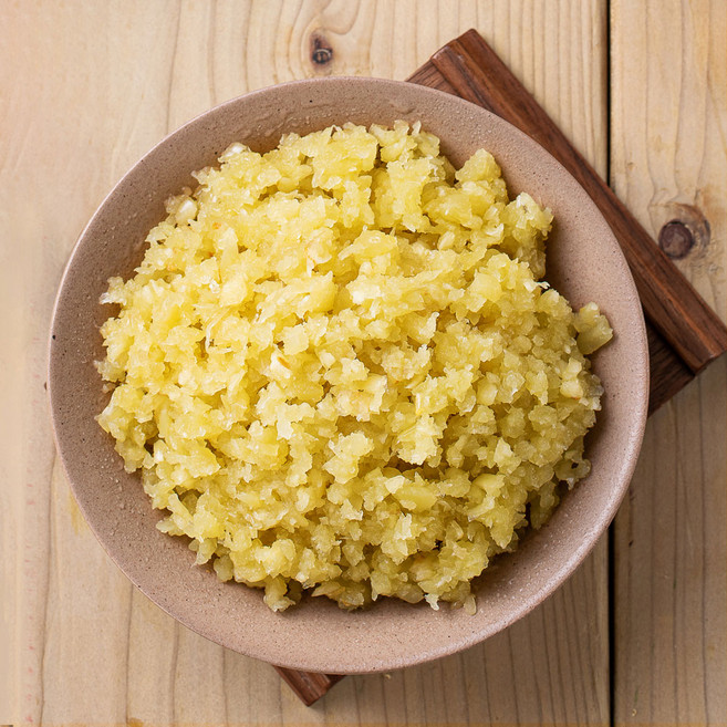 국내산 햇 다진 마늘 물0% 첨가물 0%, 1kg, 2개