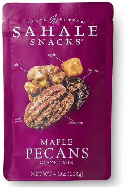Sahale Snacks Maple Pecans Glazed Mix 사할리스낵 메이플 피칸 4oz(113g) 6팩, 6개, 113g