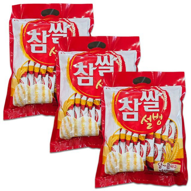 크라운 참쌀 설병, 270g, 3개