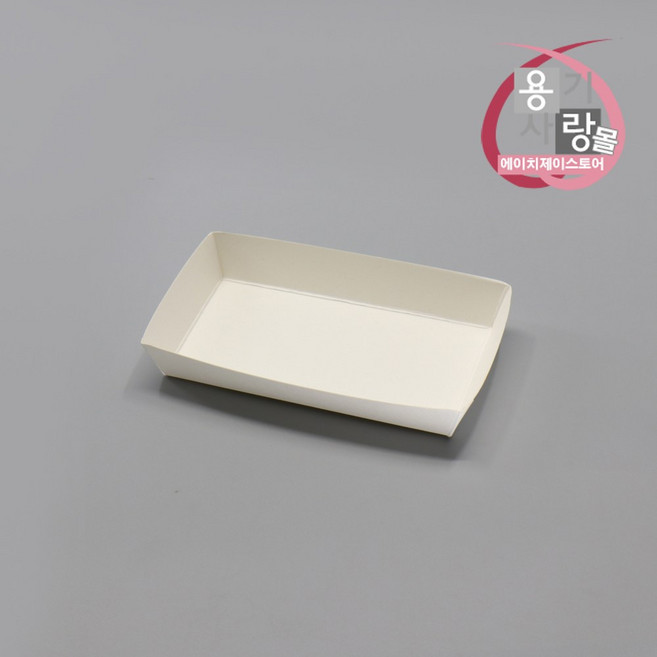 사각 종이 트레이 일회용 접시 기성 1호 2000개, 100개, 20개