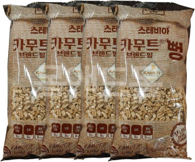 스테비아 카무트 뻥, 150g, 4개, 150g