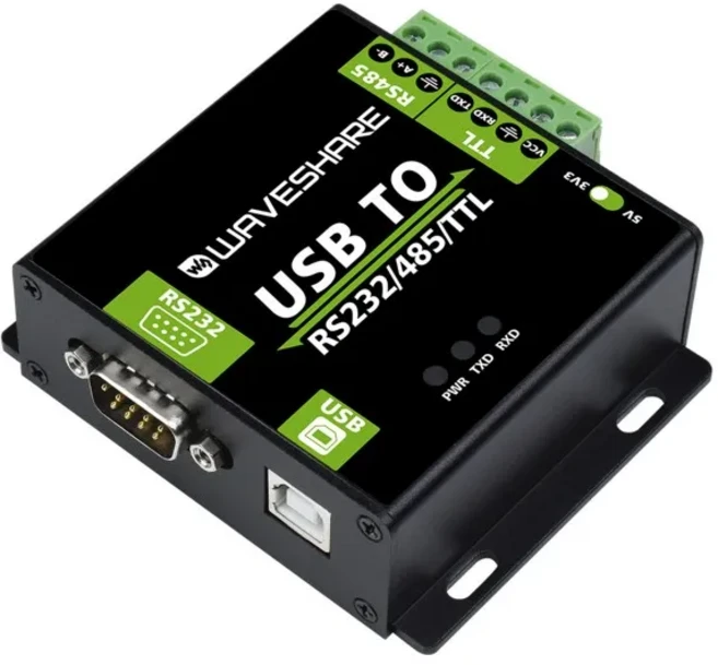 SKU-22547 웨이브쉐어 FT232RNL CH343G USB TO RS232 485 TTL 인터페이스 컨버터 산업용 절연