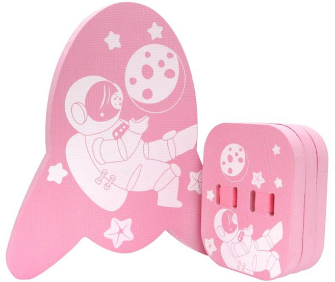 수영 훈련 보조 수영 플로팅 보드 EVA 수영 훈련 보드 수영 초보자를위한 수영 트레이너 Unisex Kids Learning, 핑크 세트, 에바