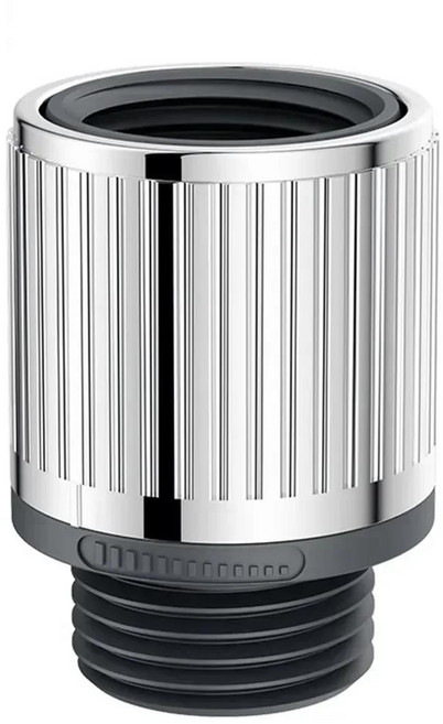 물흐름 조절기 샤워 수압 제어 장치 헤드 수도꼭지 용 밸브 회전식 욕실 액세서리, 01 Silver, 1개