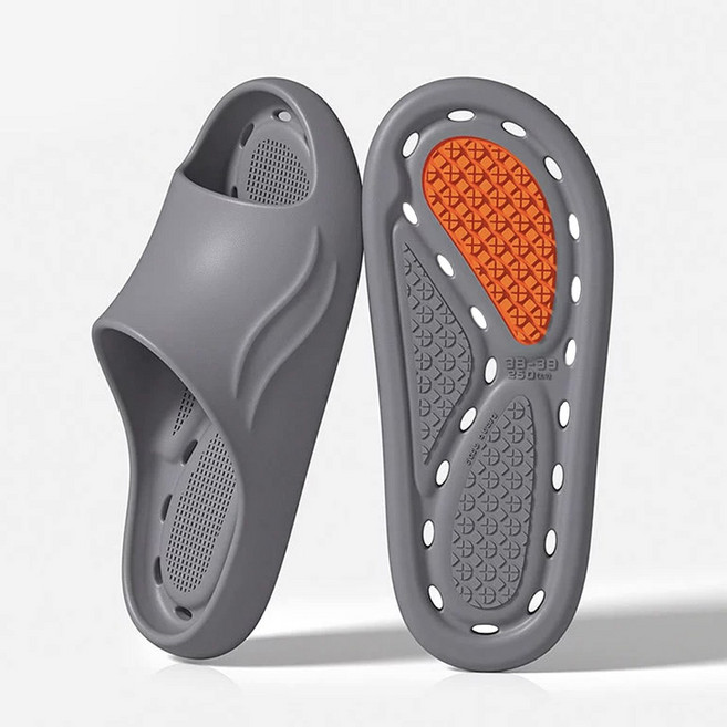 BY컬렉션 욕실화 미끄럼방지 초경량 화장실 슬리퍼, 1개, 그레이