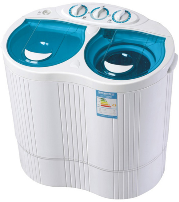 에코웰 미니스핀 세탁기 2 kg, XPB20-88S, 화이트