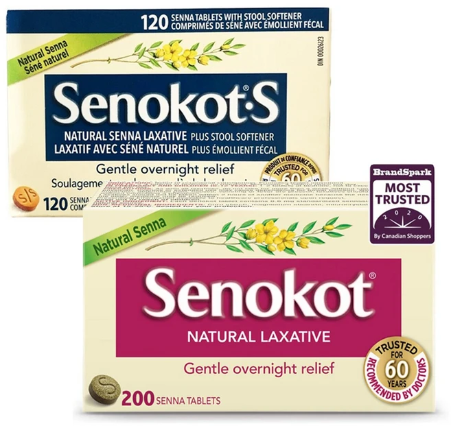 Senokot & Senokot S 세노콧 천연 세나 완화제 플러스 120정 200정 택1, 1개, 01 Senokot 200 - 쿠팡