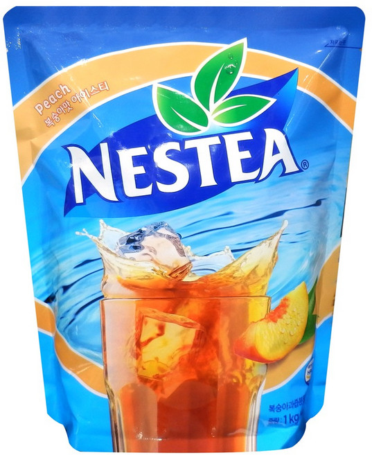 네스티 복숭아 아이스티 파우치, 1개입, 1개, 1kg