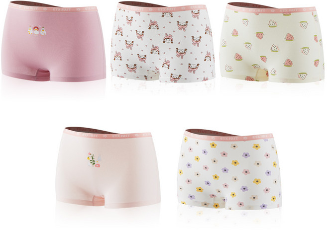 스콕스 여아 주니어 아동 유아 드로즈 사각 팬티 5개 1세트