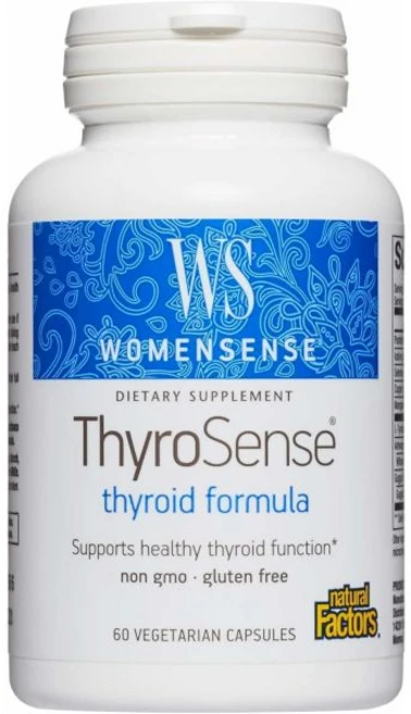 WomenSense ThyroSense by Natural Factors Natural Supplement to Support Healthy Thyroid Function, 60 count (Pack of 1), 1개 - 쿠팡