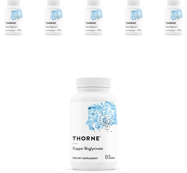 쏜리서치 코퍼 비스글리시네이트 캡슐, 60정, 6개 - 쿠팡