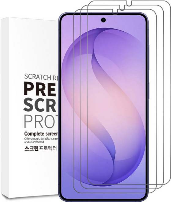 벌크온 갤럭시 S26 플러스 울트라 국산 PET 플랫핏 평면 액정 보호 필름, 3개