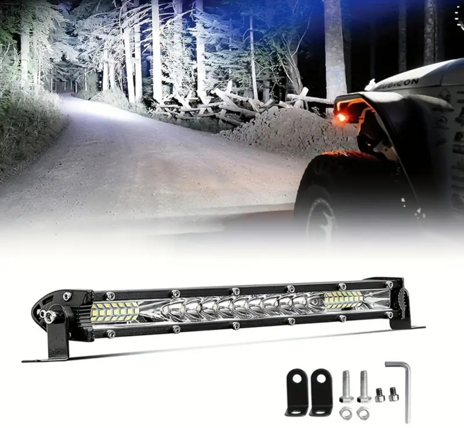 농용차/오프로드/지게차/불도저/굴삭기/포클레인/용싱글 10인치 23램프 78W 화이트라이트, 1개