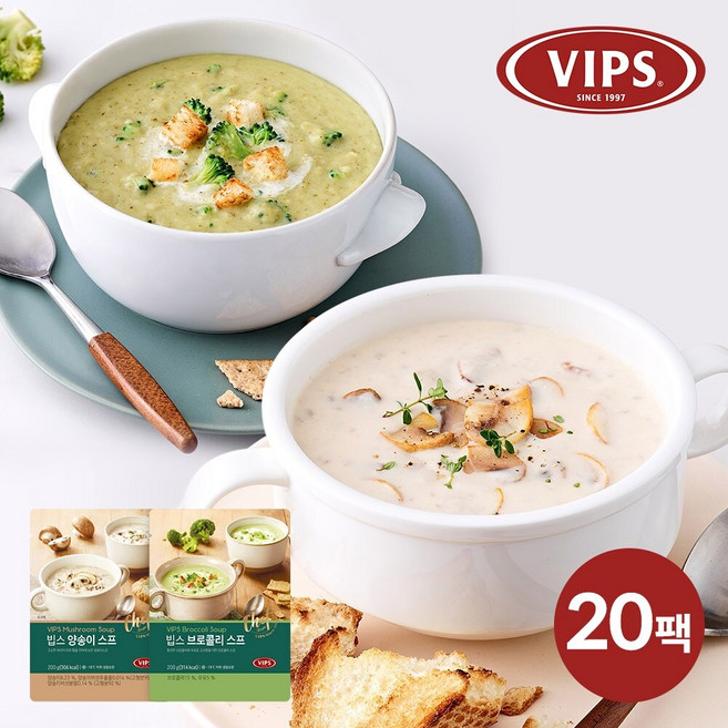 [빕스] 스프 2종 20팩, 20개