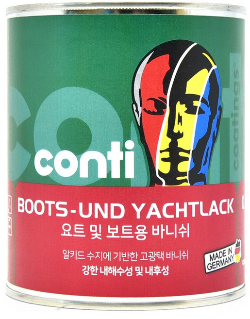 콘티 요트 바니쉬(750ml) 유성 실내외 방수 코팅 마감, 1개