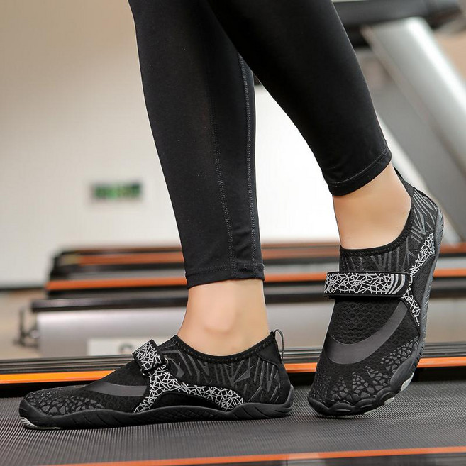 트레이닝운동화 미끄럼 방지 줄넘기 요가 스쿼트 런닝머신 신발~280mm, K-212 블랙 표준 사이즈, 1개