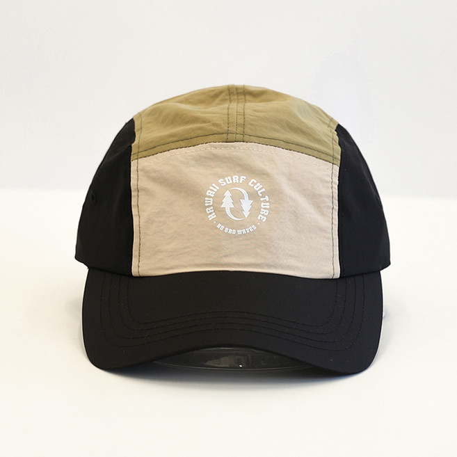 BELLEAURA 남여공용 웨이브 캠프캡 등산모자 캠핑모자 러닝모자 낚시모자, 블랙