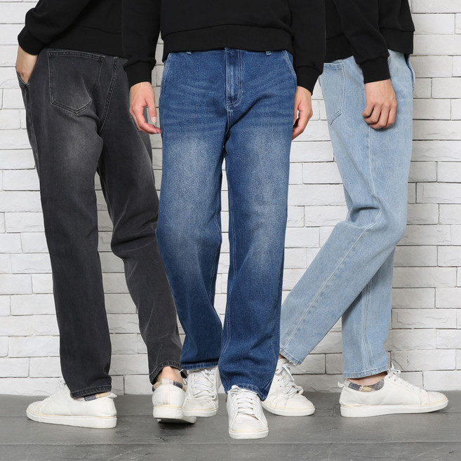 남자청바지 데일리 프리미엄 스판 워싱 데님 5종(택)1