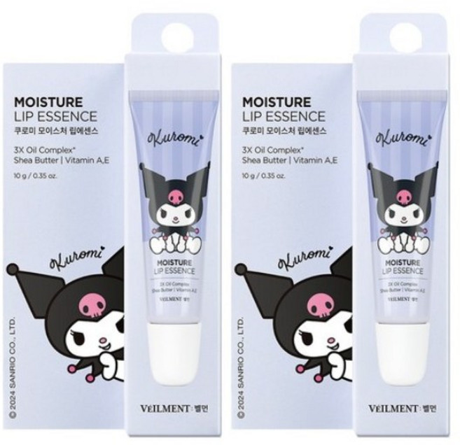 벨먼 산리오 쿠로미 립에센스, 무향, 10g, 2개