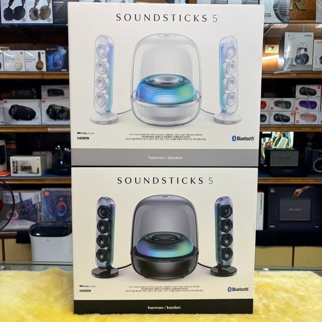 Harman Kardon SOUNDSTICKS 5 2.1聲道 多媒體喇叭, 黑色, 1個