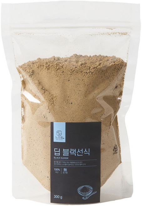 느으림 건강하게 두 번 볶은 딥 블랙선식, 3개, 300g