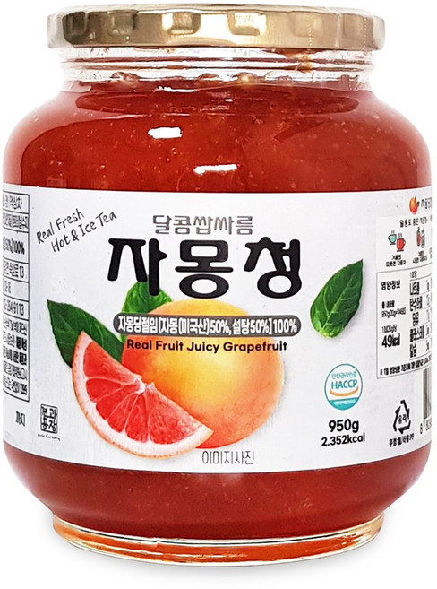 견과공장 자몽청, 950g, 1개입, 1개