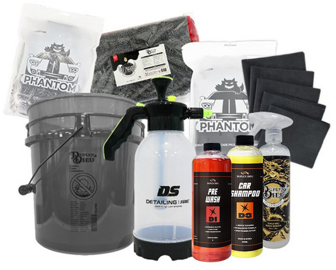 엔공구 자동차 셀프 세차 8종 초보 패키지, 1개