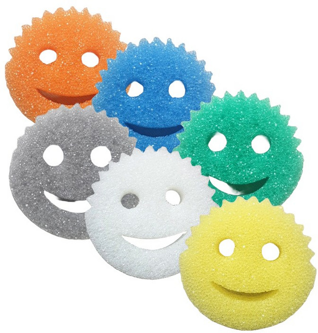 코스트코 스크럽대디 스마일 스펀지 수세미, 1개, 1개