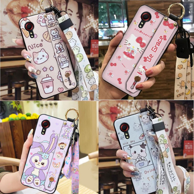 에버원 갤럭시 키즈폰 XCOVER5 엑스커버5 SM-G525N 신비폰 꾸러기폰 춘식이 리플프렌즈폰5 케이스 목걸이줄 4185