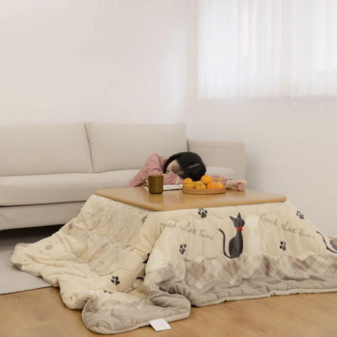 아트박스/지이라이프 정방형 코타츠 테이블 KOW-80 (단품/내추럴)